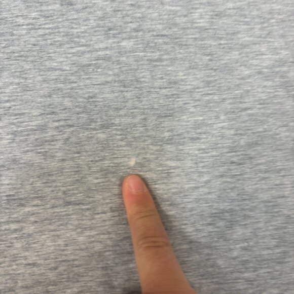 Lululemon Shirt 8 Heather Grey Soft Jersey Knit Scoop Neck 3/4 Sleeves Comfy - Picture 7 of 8